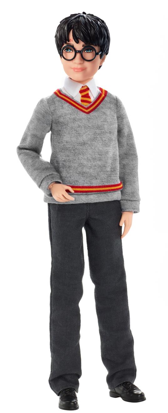 Harry Potter Personaggio Harry con Uniforme di Hogwarts e Bacchetta - 4