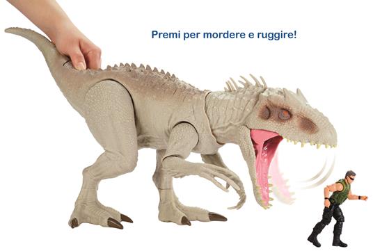 Jurassic World- Indominus Rex Dinosauro con Luci e Suoni, Giocattolo per Bambini 4 + Anni - 3