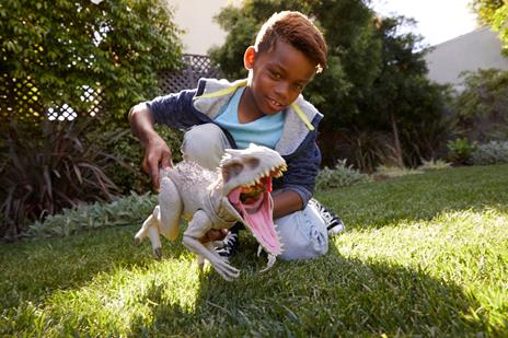 Jurassic World- Indominus Rex Dinosauro con Luci e Suoni, Giocattolo per Bambini 4 + Anni - 6