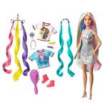 Barbie Capelli Fantasia, Bambola a tema Unicorni e Sirene con Accessori, Giocattolo Per Bambini 3+ Anni. Mattel (GHN04)