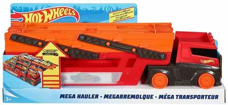 Hot Wheels Mega Trasportatore, Camion per Veicoli, Giocattolo per Bambini 3+ Anni. Mattel (GHR48) - 6
