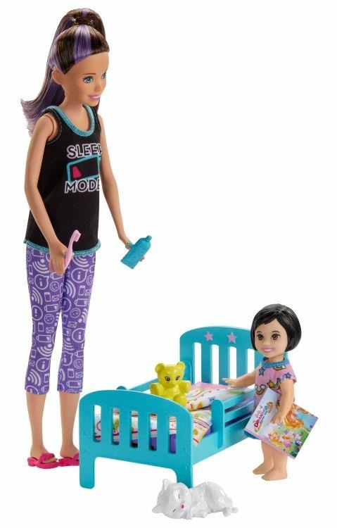 Barbie Skipper Babysitter Playset Nanna, Lettino e Accessori, Giocattolo per Bambini 3+ Anni, GHV88 - 2