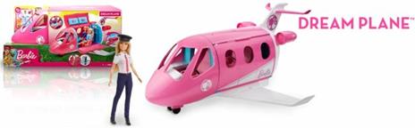 Barbie Aereo con Pilota. Playset con Veicolo e Bambola Bionda Inclusa - 2