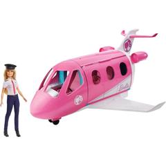 Barbie Aereo con Pilota. Playset con Veicolo e Bambola Bionda Inclusa
