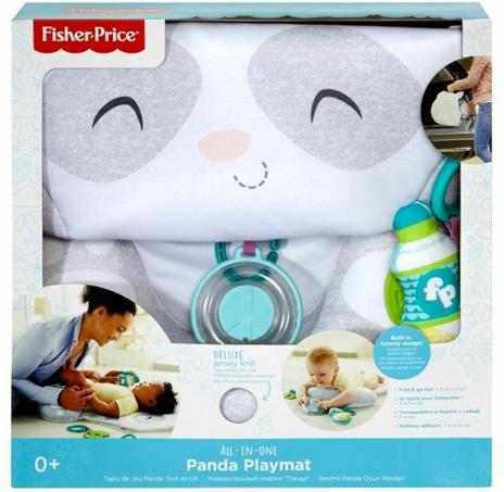 Fisher Price Tappetino del Panda, con Sonaglini e Dentaruolo, per Neonati 0+ Mesi, GJD28