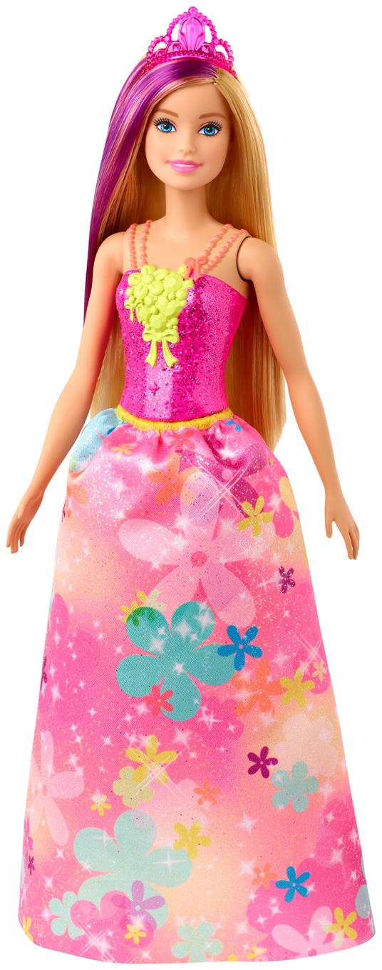 Barbie Principessa Dreamtopia, 30.5 cm, Bionda con Ciocca Viola Giocattolo per Bambini 3+ Anni. Mattel (GJK13) - 2