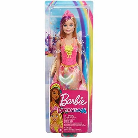 Barbie Principessa Dreamtopia, 30.5 cm, Bionda con Ciocca Viola Giocattolo per Bambini 3+ Anni. Mattel (GJK13) - 6