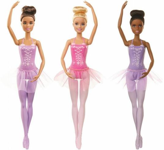 Barbie- Bambola Ballerina con completo, tutù, scarpette da ballo e braccia in posa di danza, per bambini 3+anni