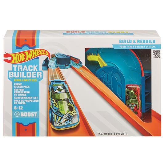 Hot Wheels - Track Builder Unlimited Assortimento di Piste Base, Giocattolo per Bambini - 8