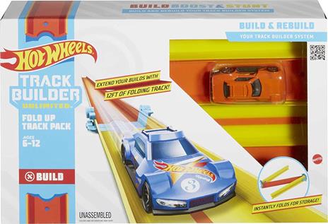 Hot Wheels Track Builder: Pack Rettilinei Pieghevoli - 6