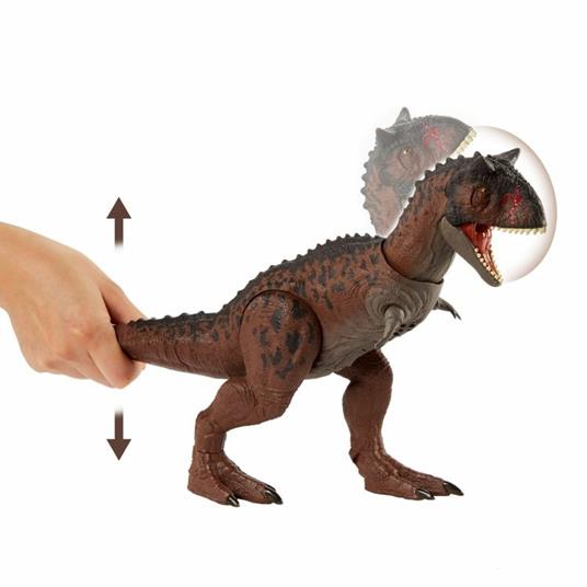 Jurassic World- Dinosauro Carnotauro Toro Controlla e Distruggi Giocattolo per Bambini 4+Anni - 6