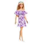 Barbie Loves The Ocean Purple Floral Dress With Ruffle