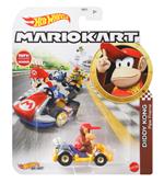 Hot Wheels - Mario Kart Personaggio Diddy Kong Pipe Frame,  veicolo in scala 1:64, per Bambini 3+ Anni