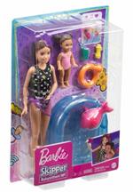 Barbie Skipper Playset Pool & Toddler, GRP39