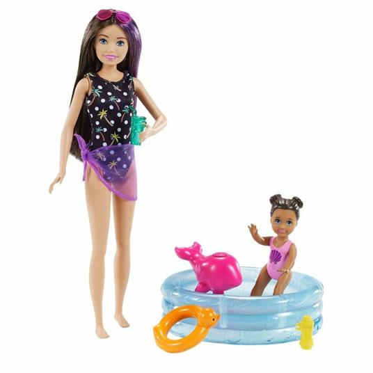 Barbie Skipper Playset Pool & Toddler, GRP39 - 3