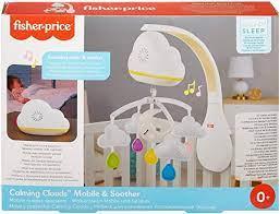 Fisher-Price Giostrina Soffici Nuvolette Con Unità Relax, Giocattolo Per Neonati, Multicolore, GRP99