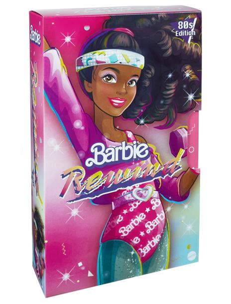 Barbie Rewind 80s Edition Workin 'Out, Bambola Brunette che indossa tuta, scaldamuscoli e accessori per collezionisti - 3