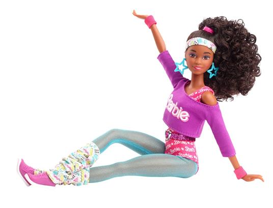 Barbie Rewind 80s Edition Workin 'Out, Bambola Brunette che indossa tuta, scaldamuscoli e accessori per collezionisti - 9