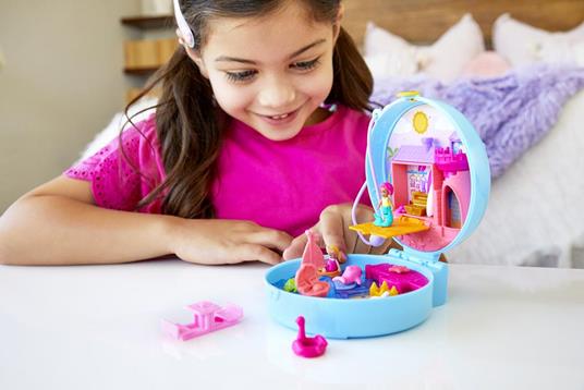 Polly Pocket - Cofanetto Spiaggia dei Delfini e Mare con Micro Bambola Polly, Sirena e Accessori - 11