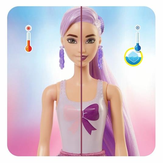 Barbie Color Reveal Serie Metallic Bambola con 7 Sorprese, Assortimento Casuale, per Bambini da 3+Anni - 6