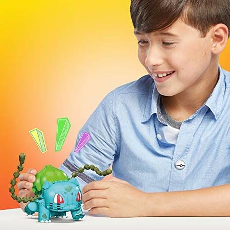 Mega Construx Pokémon Bulbasaur set da costruzione, costruzione giocattolo per bambini - 6