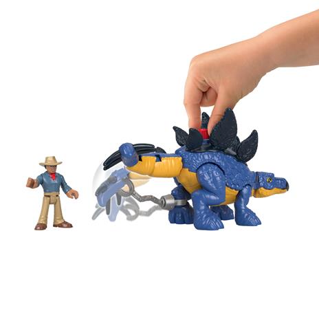 Imaginext Jurassic World Stegosaurus con Dr Grant - 2