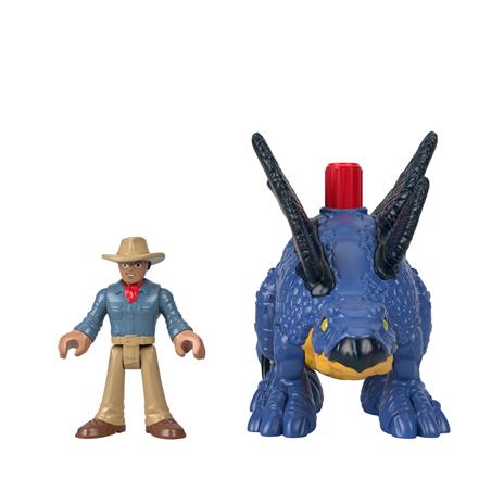 Imaginext Jurassic World Stegosaurus con Dr Grant - 4