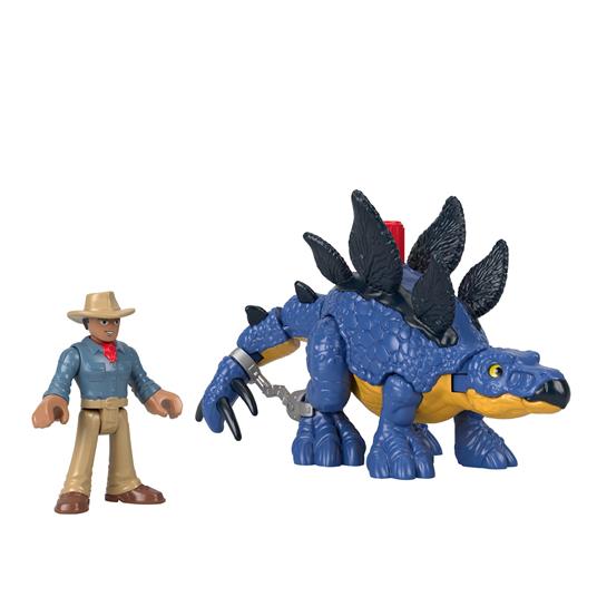 Imaginext Jurassic World Stegosaurus con Dr Grant - 5