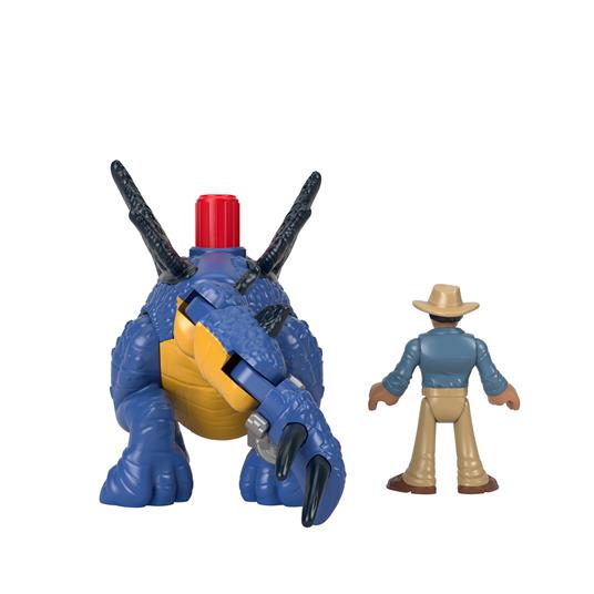Imaginext Jurassic World Stegosaurus con Dr Grant - 6