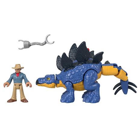 Imaginext Jurassic World Stegosaurus con Dr Grant - 7