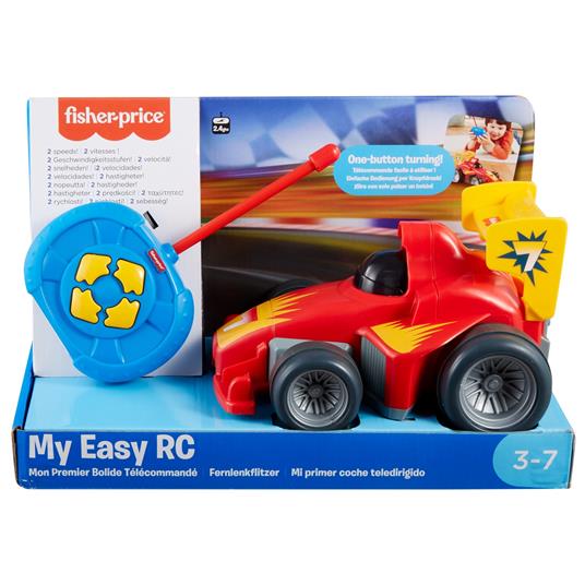 Fisher-Price I Mio Primo Radiocomando, Veicolo con 2 Velocità e 4 Direzioni, Giocattolo per Bambini 3+ Anni. Mattel (GVY94) - 5