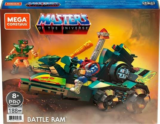 Mega Construx Masters of the Universe Battle Ram con 188 Mattoncini,Giocattolo per Bambini 8+Anni,GWY75