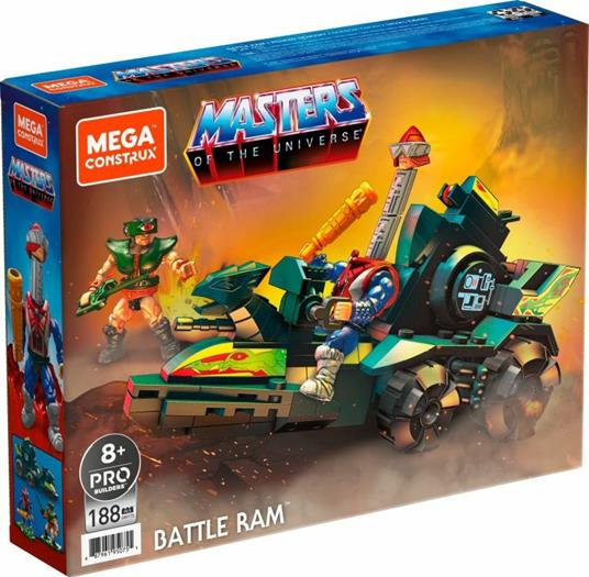 Mega Construx Masters of the Universe Battle Ram con 188 Mattoncini,Giocattolo per Bambini 8+Anni,GWY75 - 2