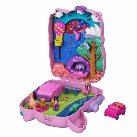 Polly Pocket Borsetta dei segreti Avventure Dolce Koala con 2 Micro Bambole, Animaletti e Accessori - 3