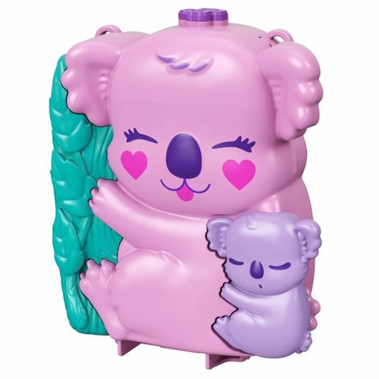Polly Pocket Borsetta dei segreti Avventure Dolce Koala con 2 Micro Bambole, Animaletti e Accessori - 4