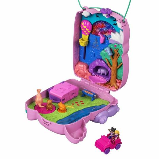 Polly Pocket Borsetta dei segreti Avventure Dolce Koala con 2 Micro Bambole, Animaletti e Accessori - 5
