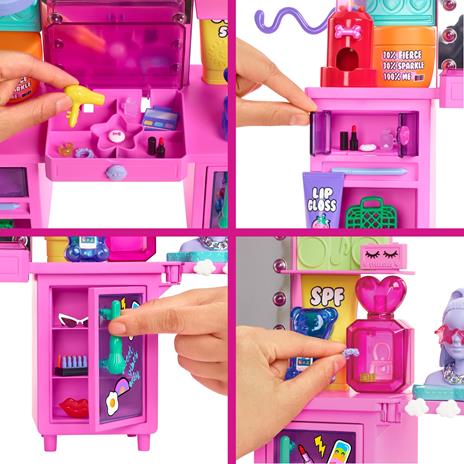 Barbie Extra bambola e playset con un cucciolo e oltre 45 accessori inclusi, per bambini 3+ anni. Mattel (GYJ70) - 3
