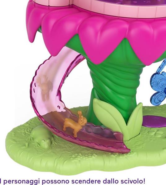 Polly Pocket Rainbow Funland Fairy Flight Ride