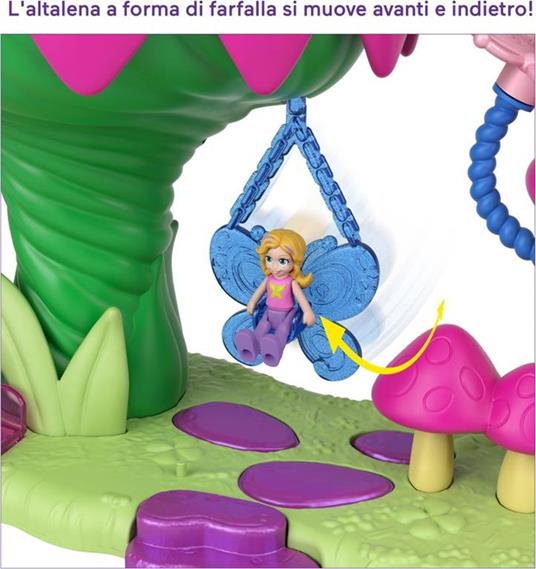 Polly Pocket Rainbow Funland Fairy Flight Ride - 2