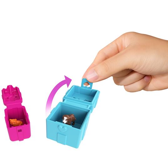 ?Polly Pocket Torta delle Sorprese a forma di torta di compleanno 7 aree di gioco e 25 sorprese incluse. Mattel (GYW06) - 7