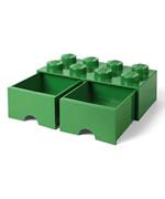 Contenitore Con 2 Cassetti Verde