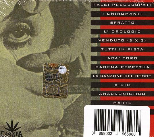 Paranoia E Potere - CD Audio di Punkreas - 2