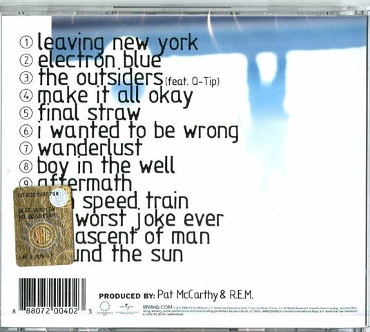 Around the Sun - CD Audio di REM - 2