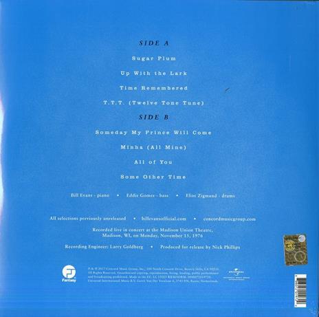 On a Monday Evening - Vinile LP di Bill Evans - 2