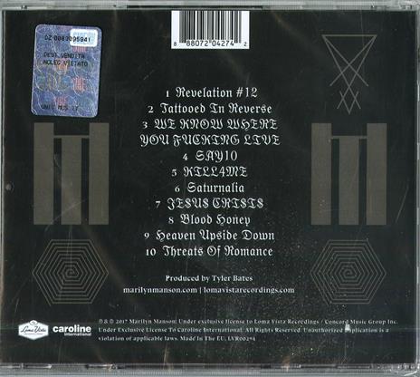 Heaven Upside Down - CD Audio di Marilyn Manson - 2