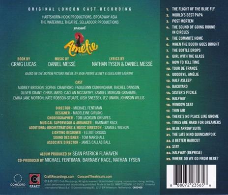 Amelie. The Musical (Original London Cast) (Colonna Sonora) - CD Audio - 2