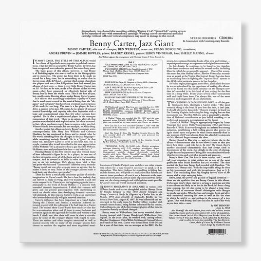 Jazz Giant - Vinile LP di Benny Carter - 2