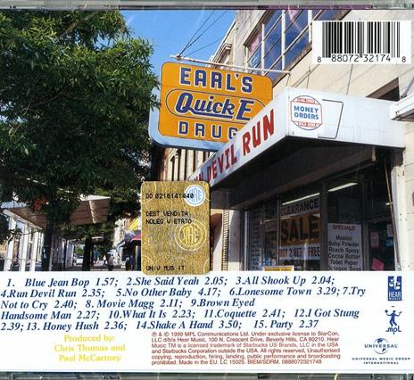 Run Devil Run - CD Audio di Paul McCartney - 2