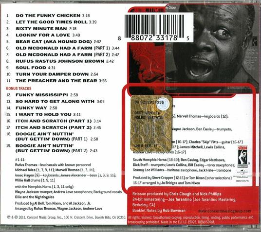 Do the Funky Chicken - CD Audio di Rufus Thomas - 2