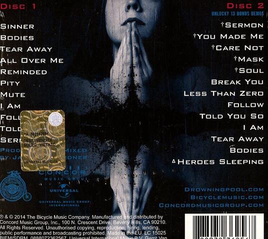 Sinner (Unlucky 13th Anniversary Deluxe Edition) - CD Audio di Drowning Pool - 2